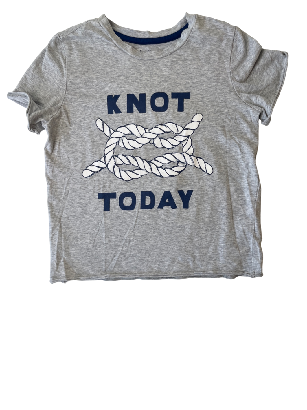 EGG New York Shirt - Grey - Knot Today Graphic | size 12