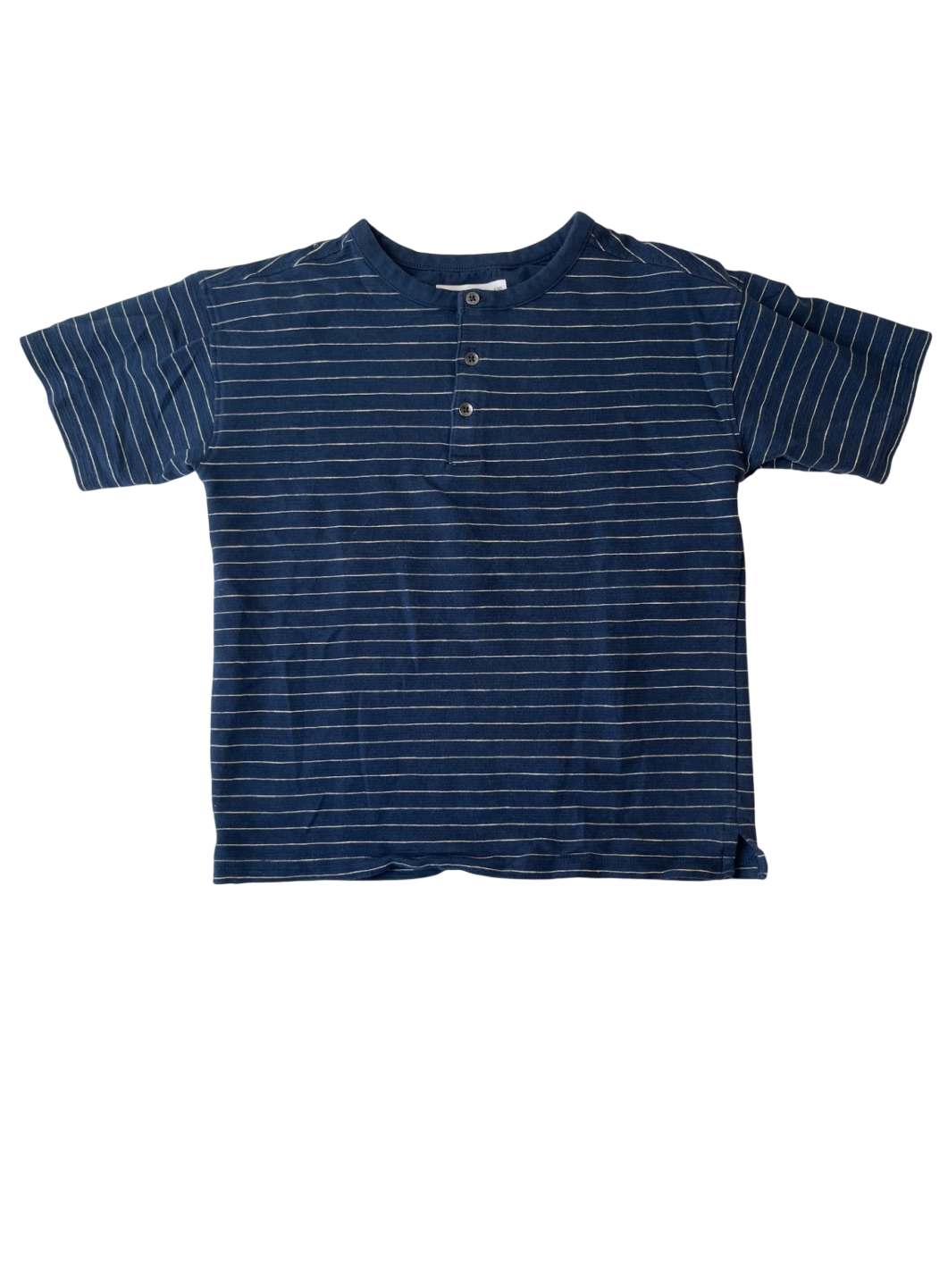 Zara Shirt - Navy Henley | size 8-9