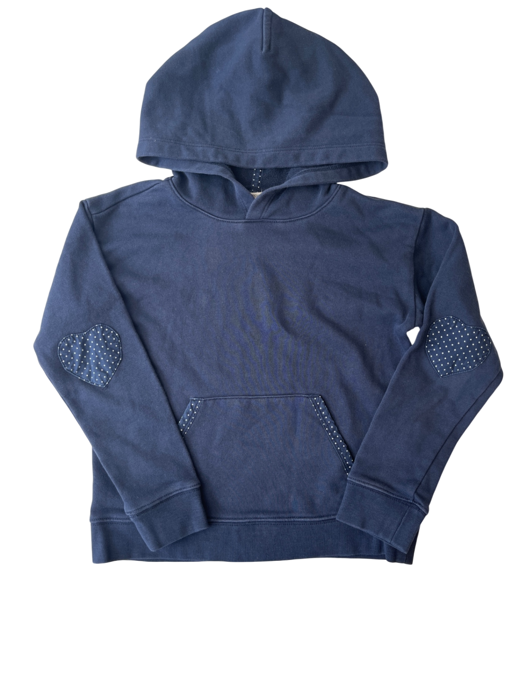 Crewcuts Sweatshirt - Navy Polka Dot Detailing | size S