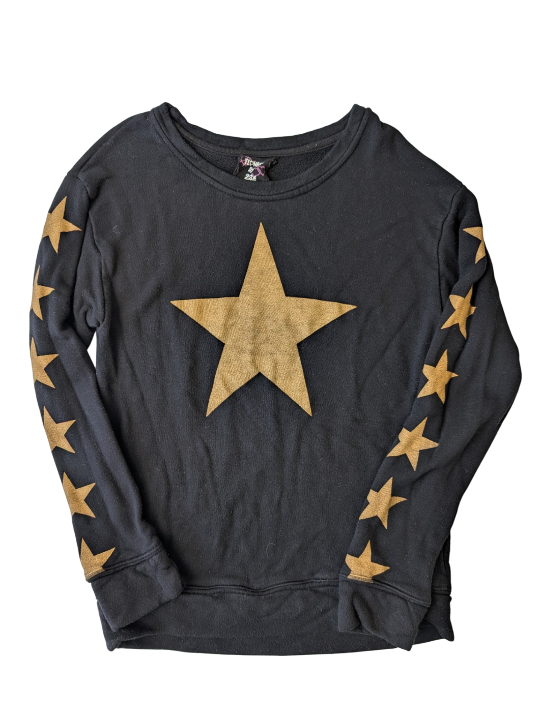 Flowers by Zoe Sweatshirt - Black Gold Star | size M