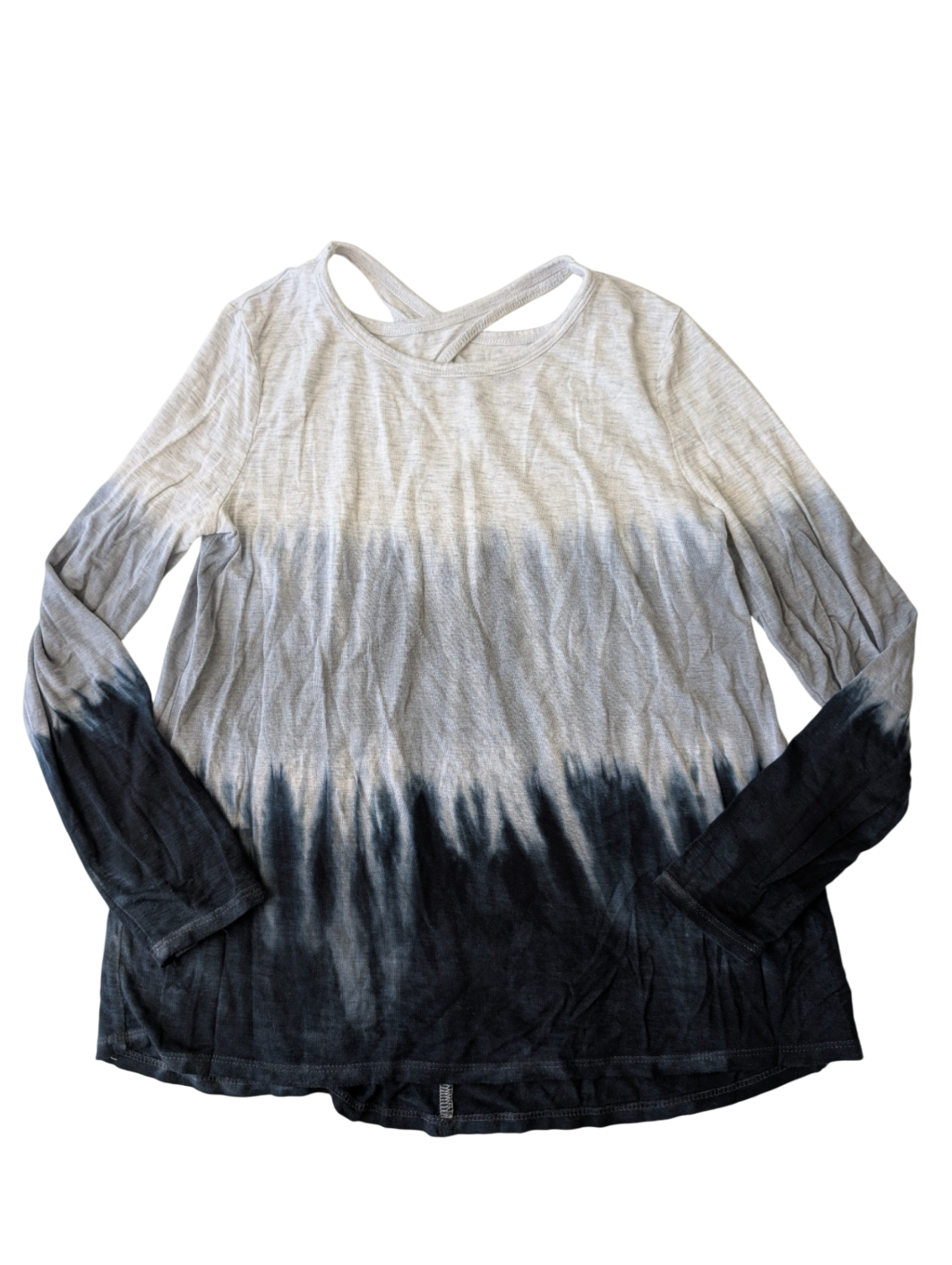CXJ Long Sleeve T-Shirt - Gray Tie Dye | size 7
