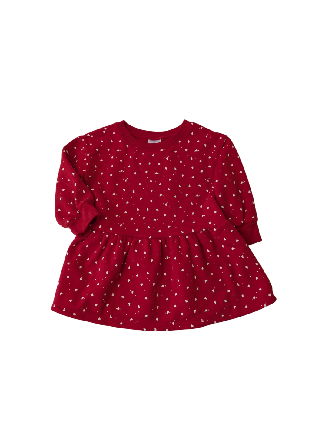 BabyGap Dress - Red Fleece-lined | size 18 - 24 Months