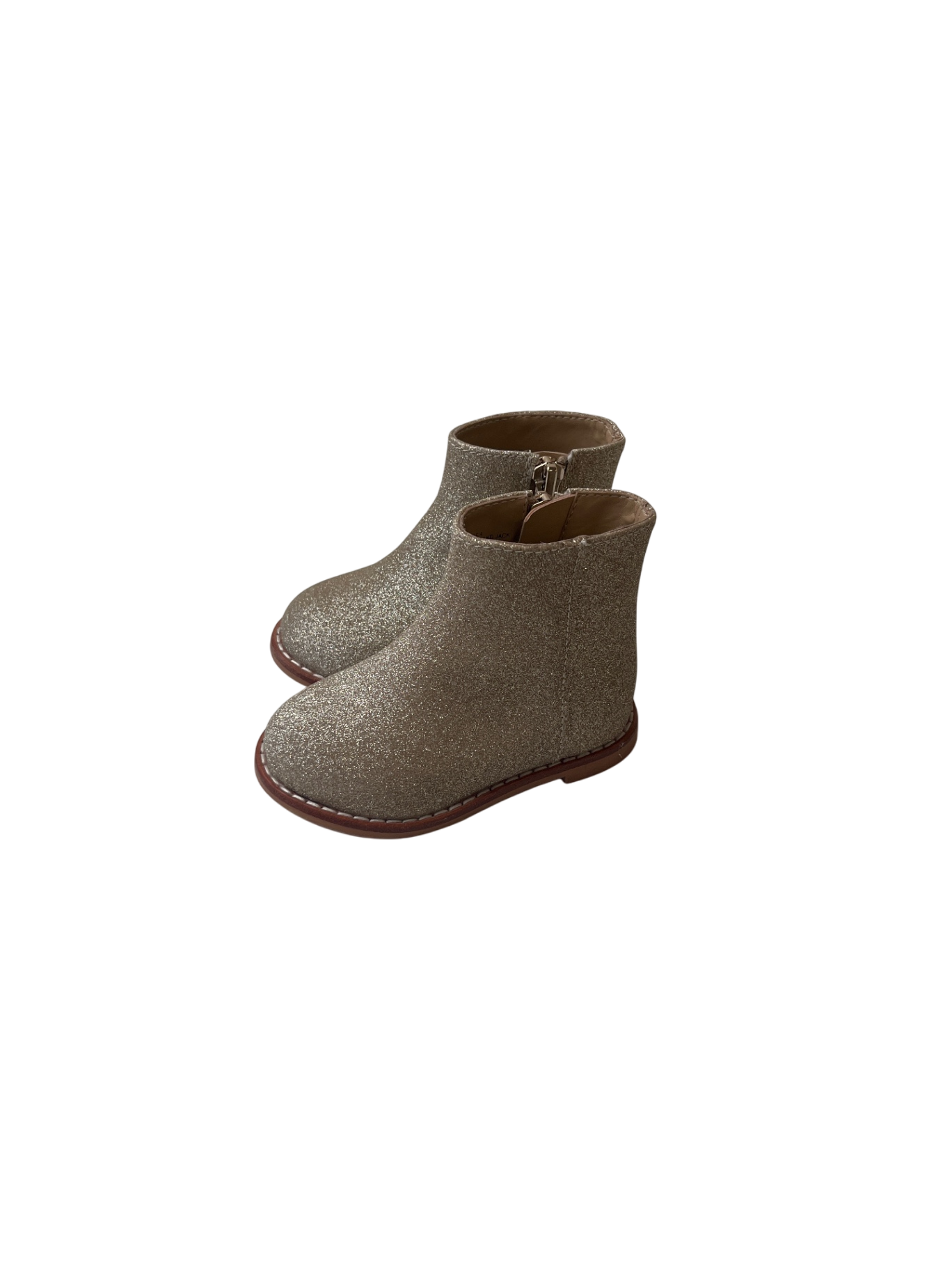 Janie and Jack Boots - Gold Glitter | size shoe - 4