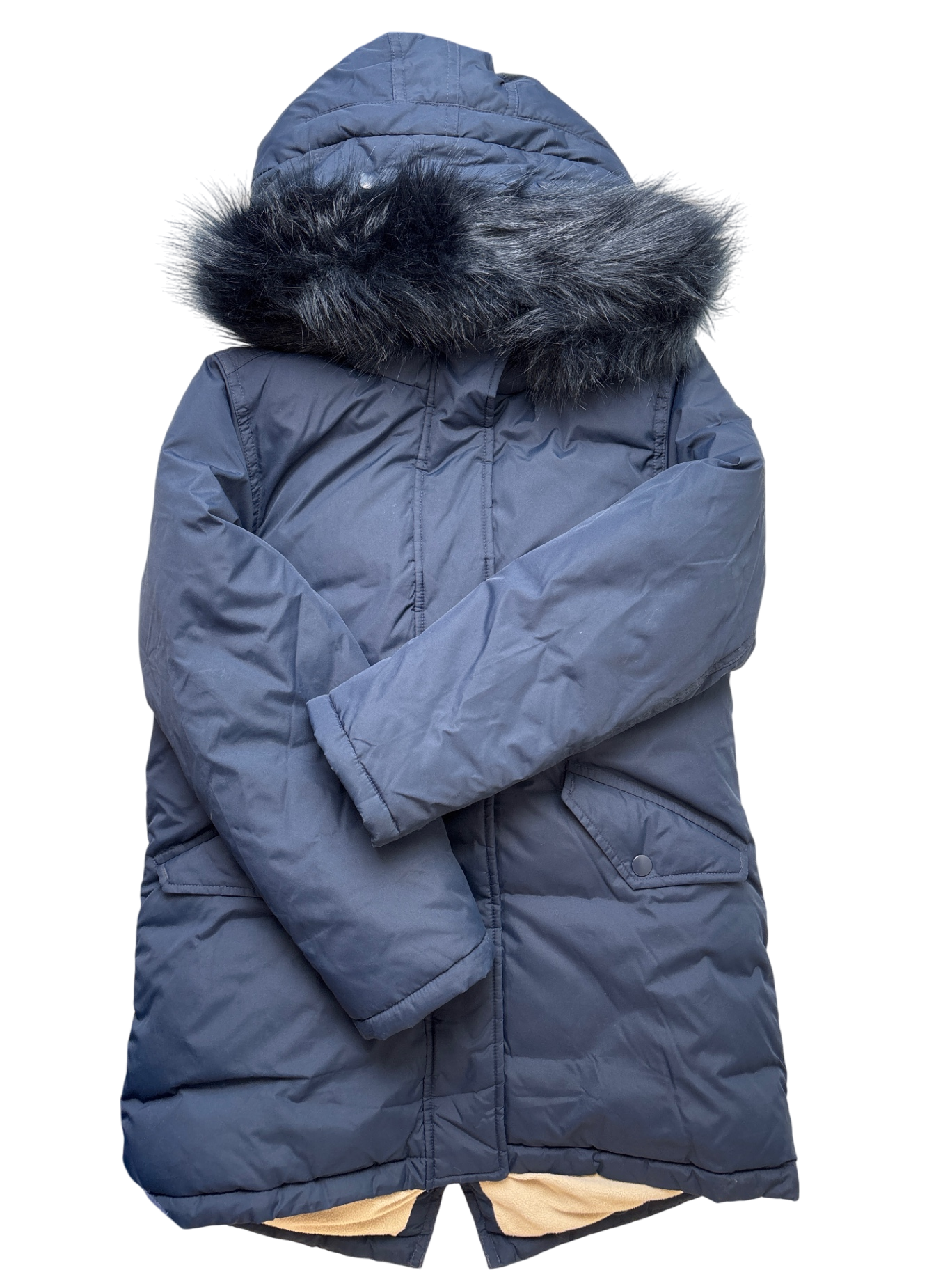 J. Crew Coat - Navy Removable hood | size L