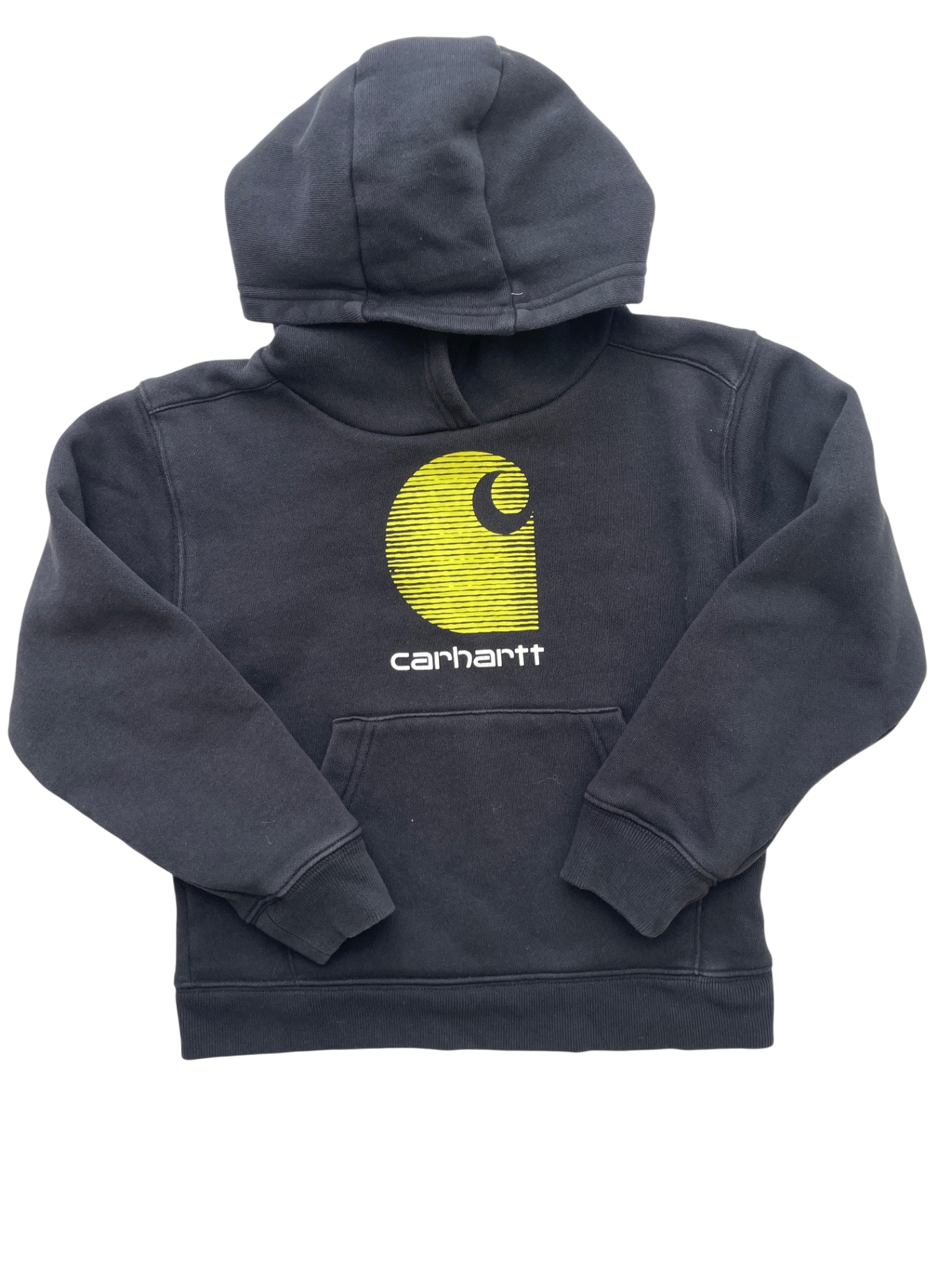 Carhartt Sweatshirt - Black Logo Hoodie | size 6