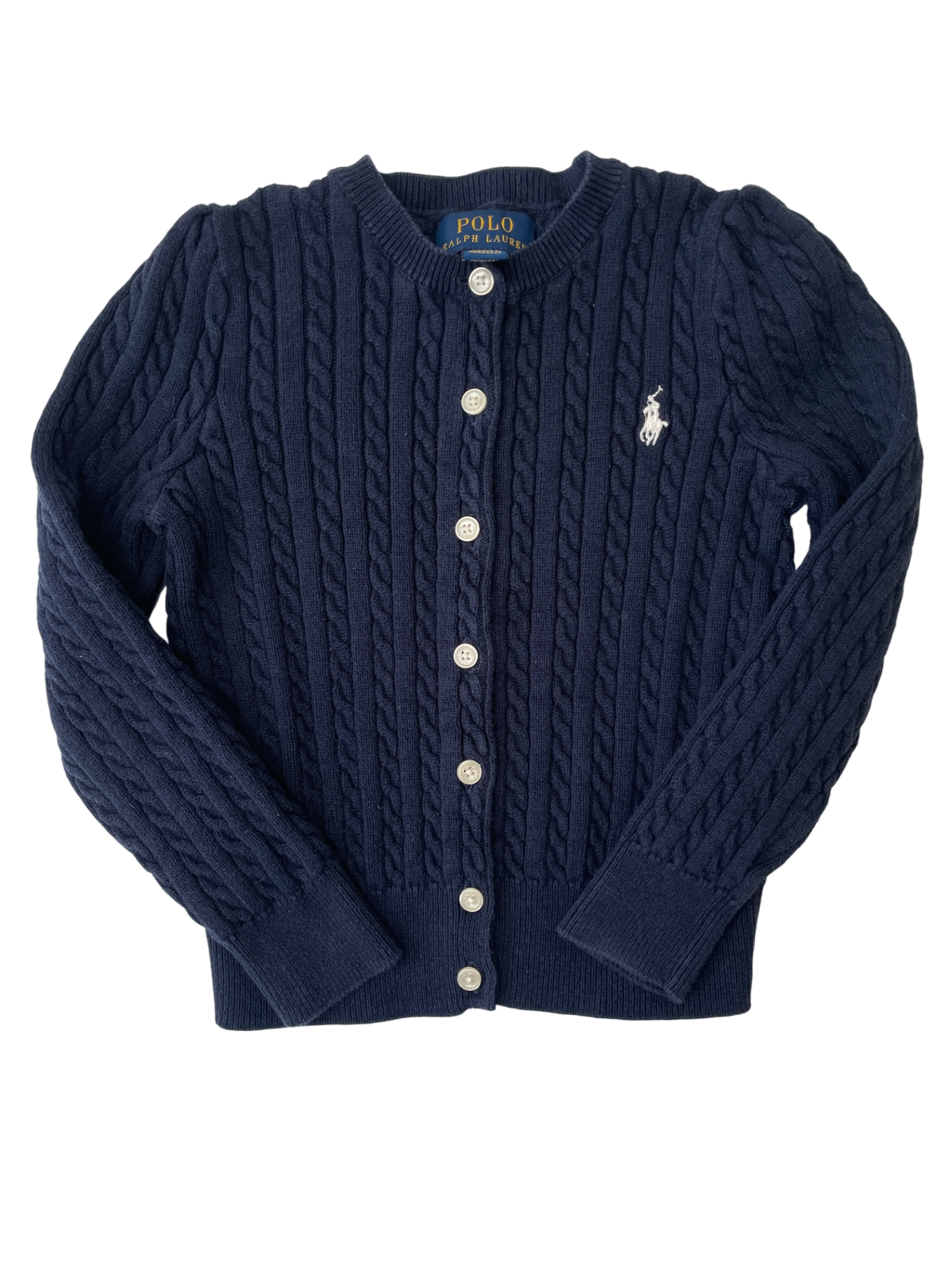 Polo Ralph Lauren Sweater - Navy Blue Knit Cardigan | size 5T