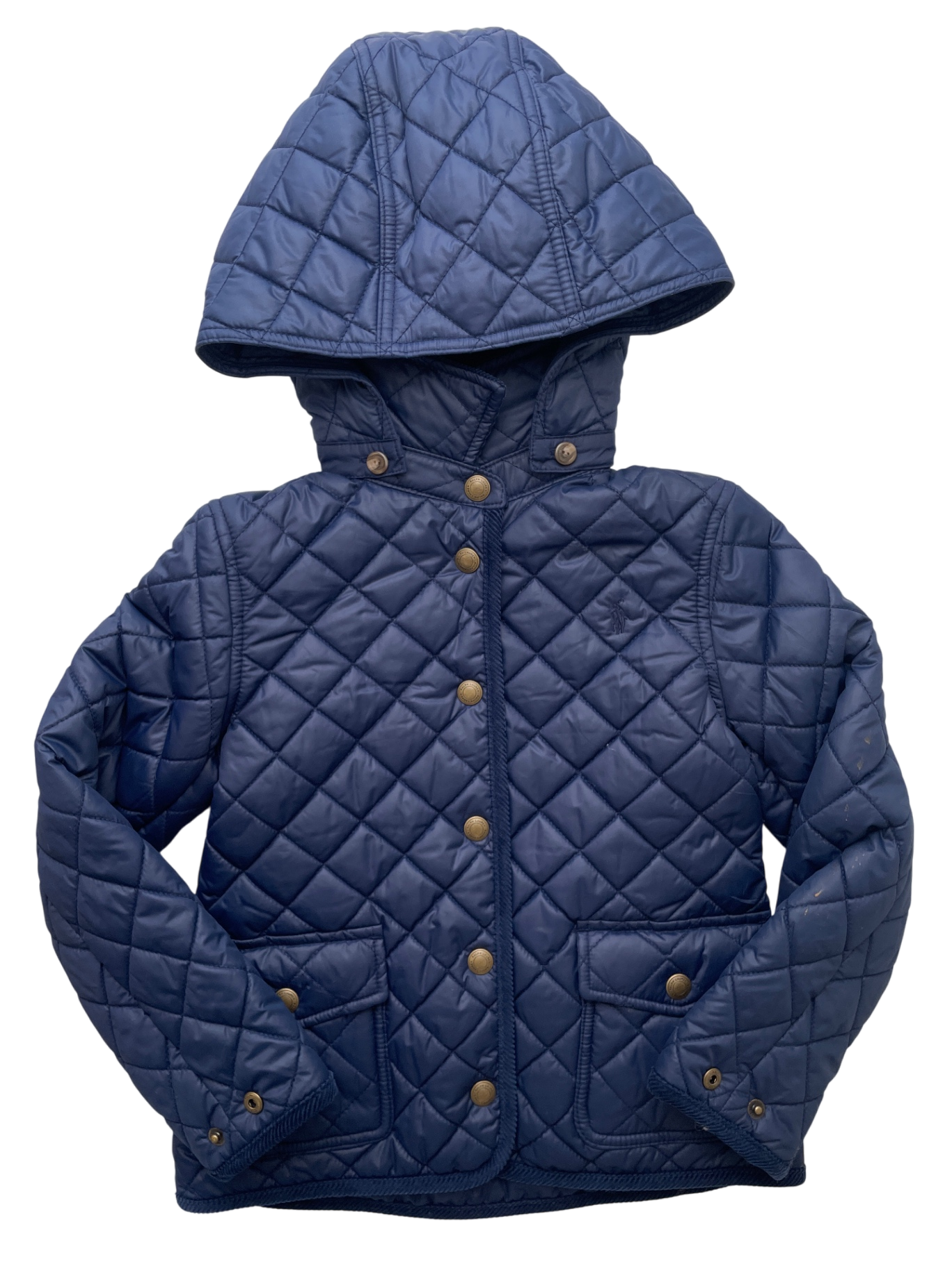 Polo Ralph Lauren Jacket/Coat - Navy Blue Quilted Puffer | size 6