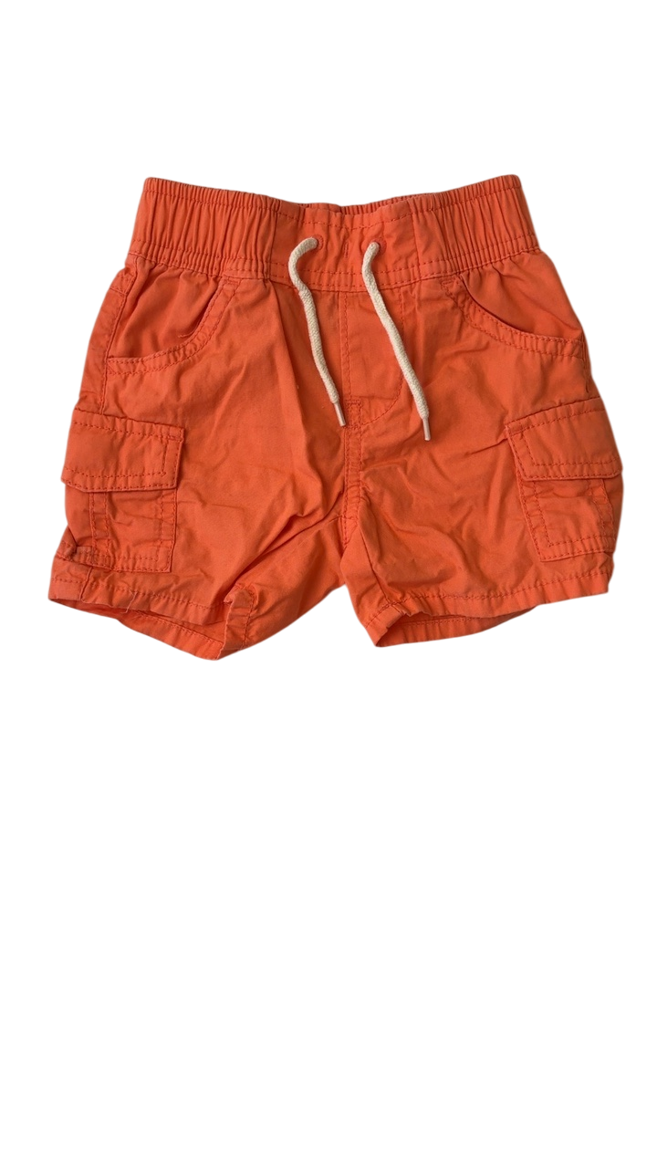 BabyGap Shorts - Orange Cargo | size 6 - 12 Months