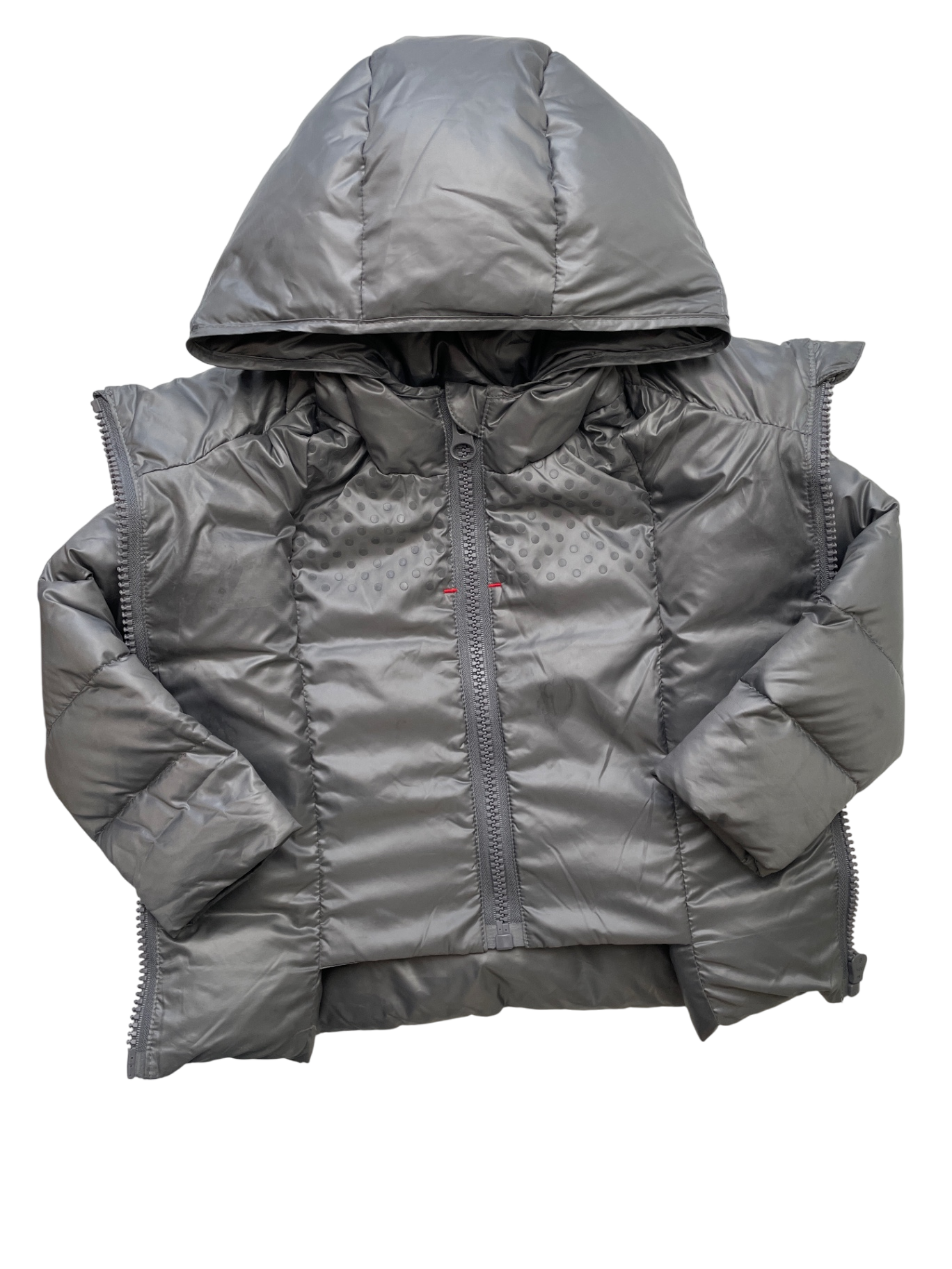 OneKid Coat - Gray Puffer Car Seat Coat | size 2T