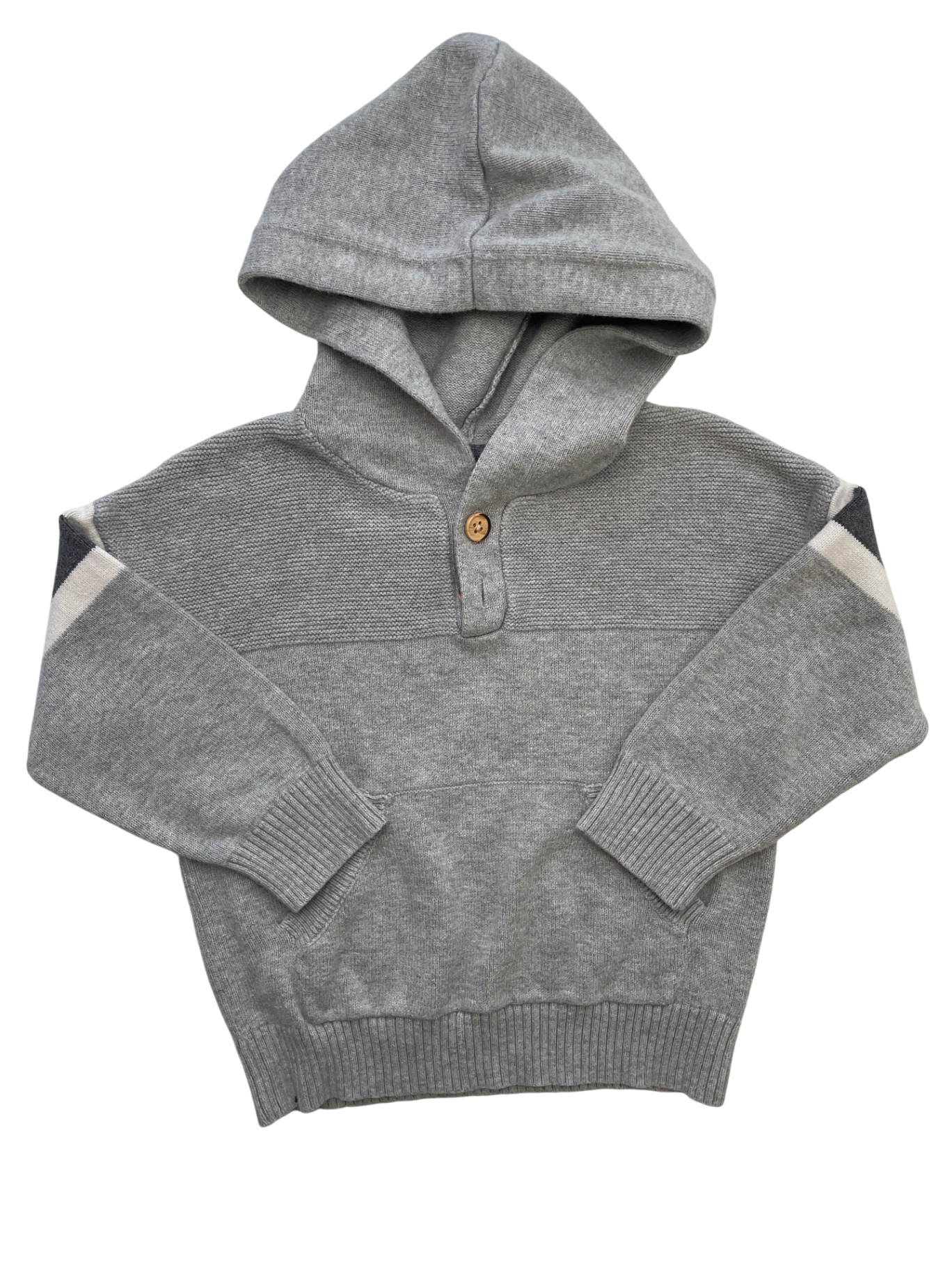 Cat & Jack Sweater - Gray Front Pocket + Hood | size 2T