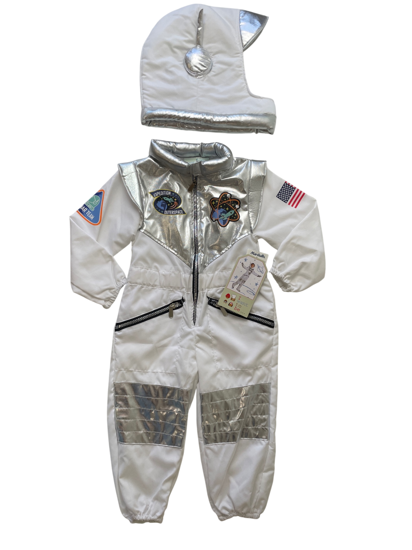 I Want To Be... Costume - White Astronaut (Suit + Helmet) | size 3T