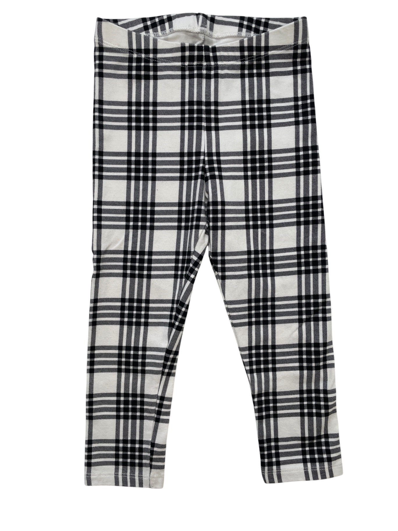 Cat & Jack Leggings - Black/White Plaid | size 3T