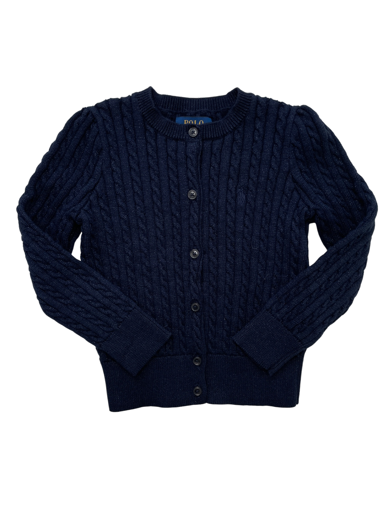 Polo Ralph Lauren Sweater - Navy Blue Sparkle Knit Cardigan | size 3T