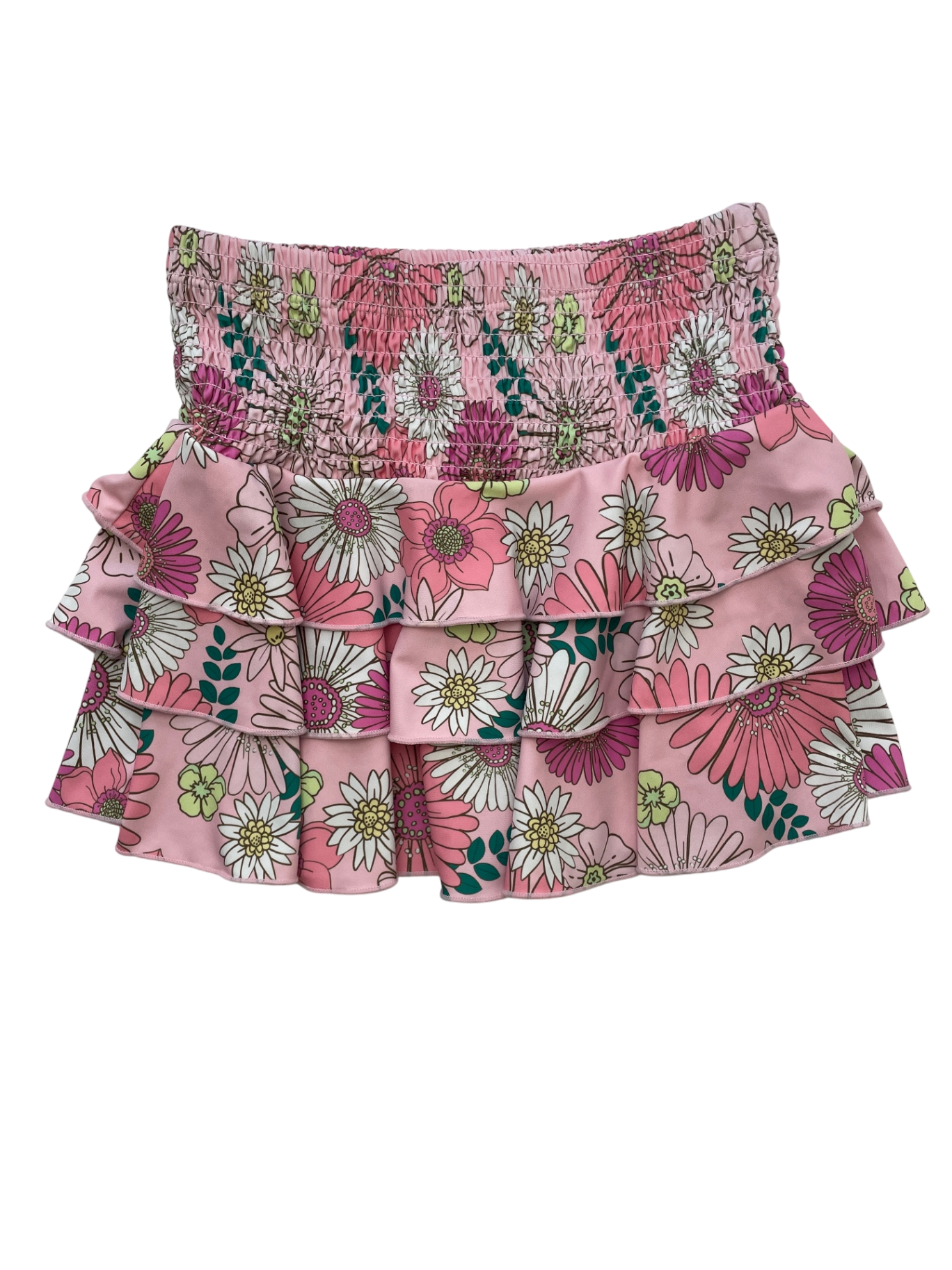 Shade Critters Skirt - Pink Smocked Floral | size 4T