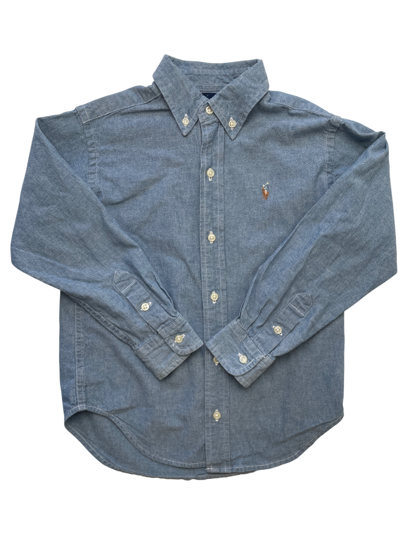 Ralph Lauren Shirt - Blue Chambray Button Down | size 5T