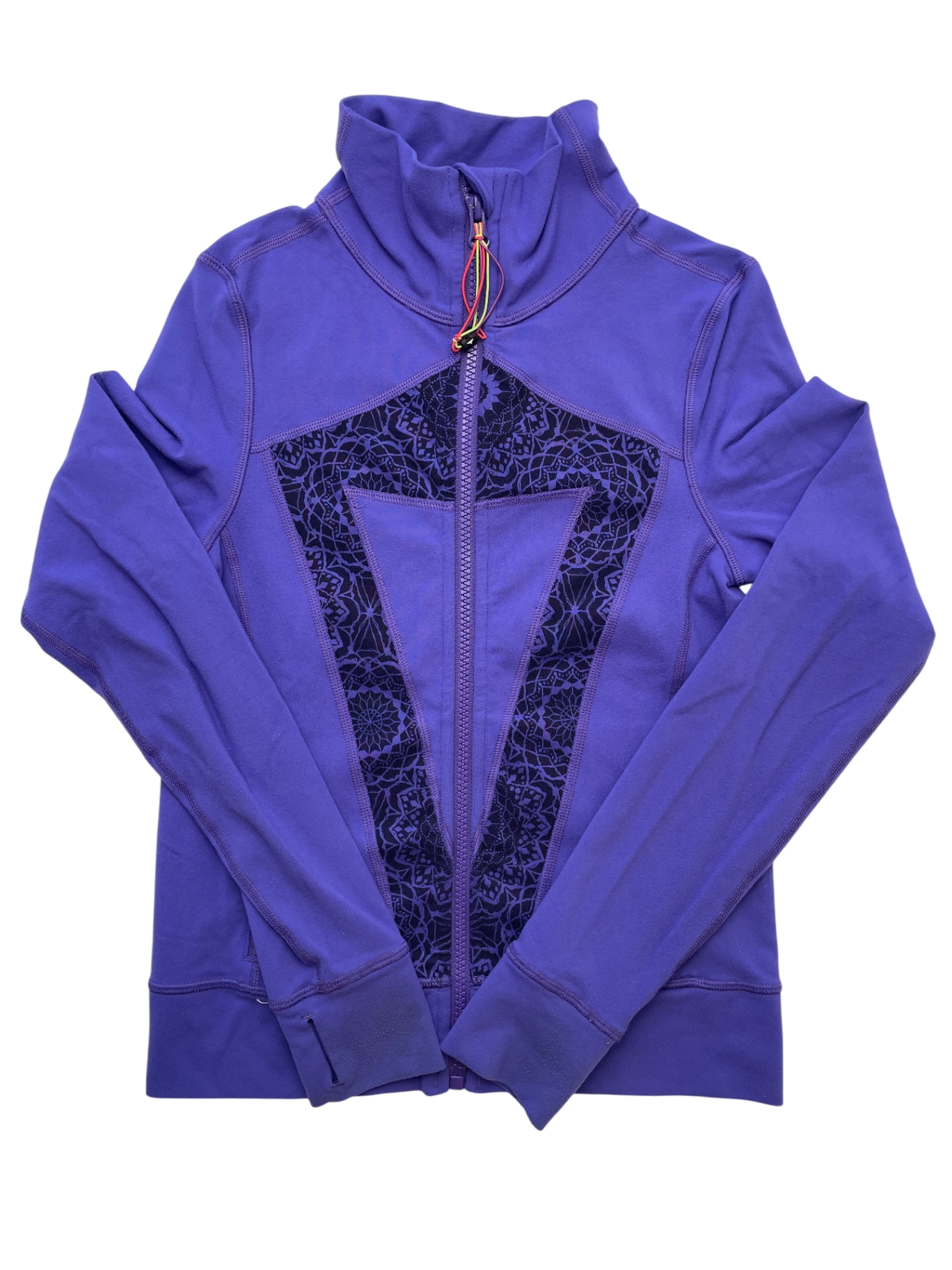 iviva Sweatshirt - Purple Logo Full Zip | size 8
