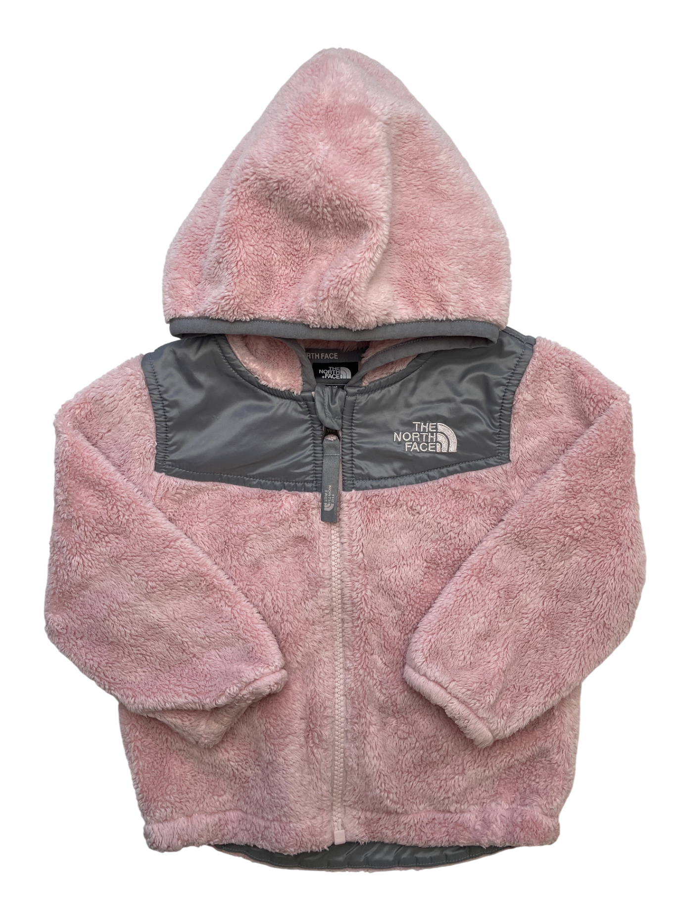 The North Face Jacket - Pink Fleece + Hood | size 12 - 18 Months