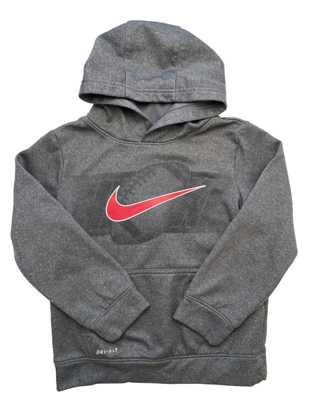 Nike Sweatshirt - Gray Football Hoodie | size 7