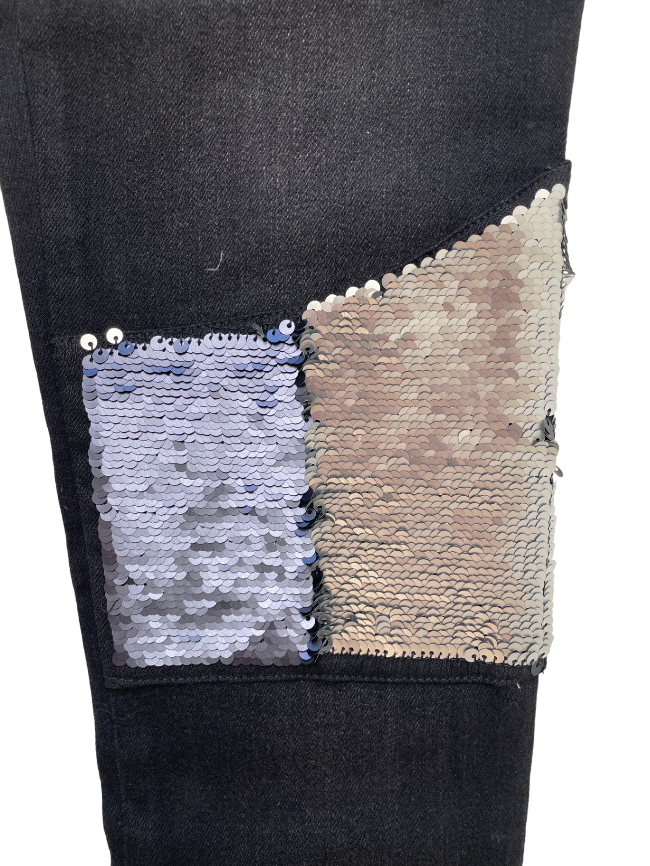 GapKids Jeans - Black Sequin Knee Patch | size 12