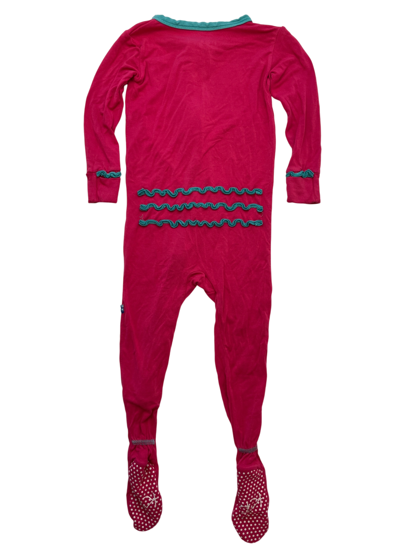 Kickee Pants Onesie - Pink Ruffles | size 18 - 24 Months