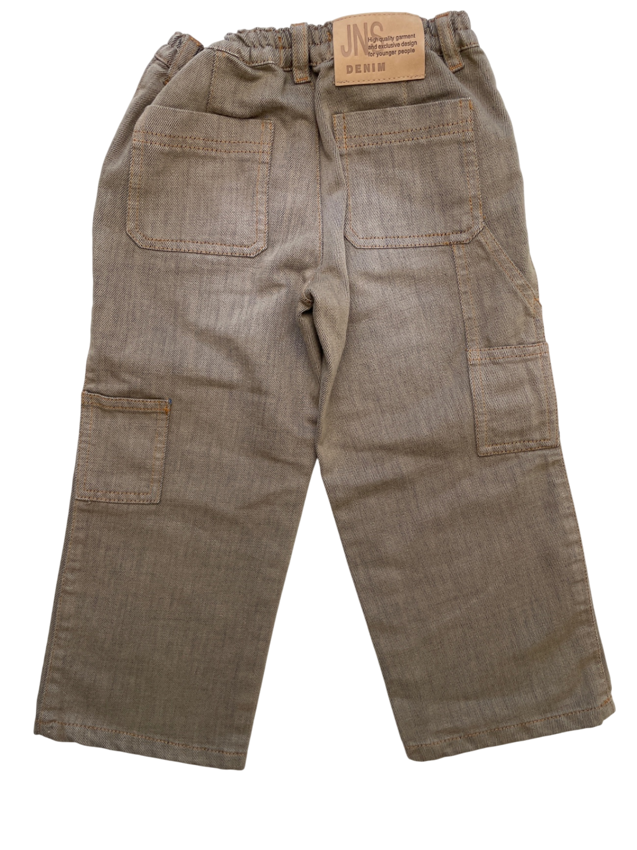Simonetta Jeans - Brown Cargo Denim Made in Italy | size 3T