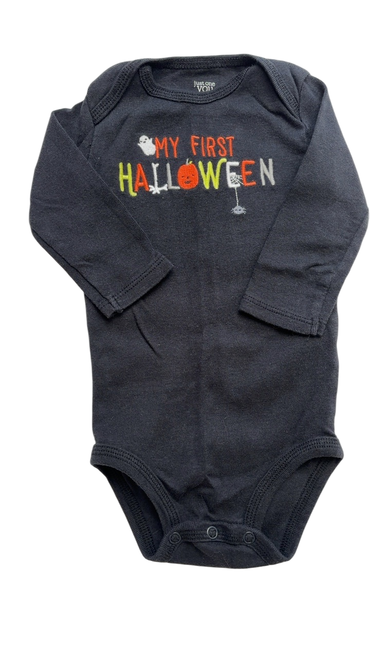 Carter's Halloween Clothing - Black My First Halloween Bodysuit | size 6 Months