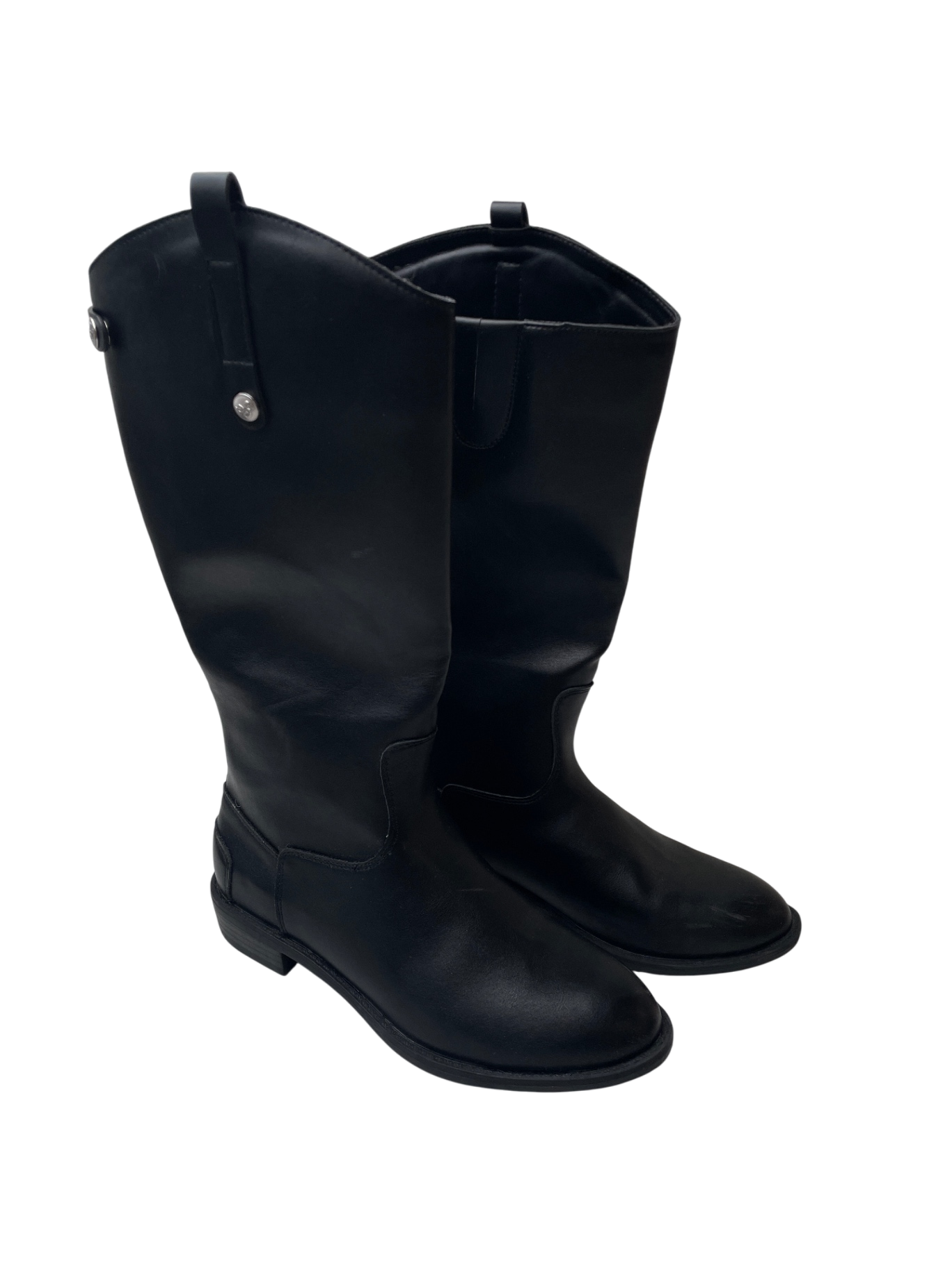 Sam Edelman Boots - Black Leather Riding Boots | size 3.5