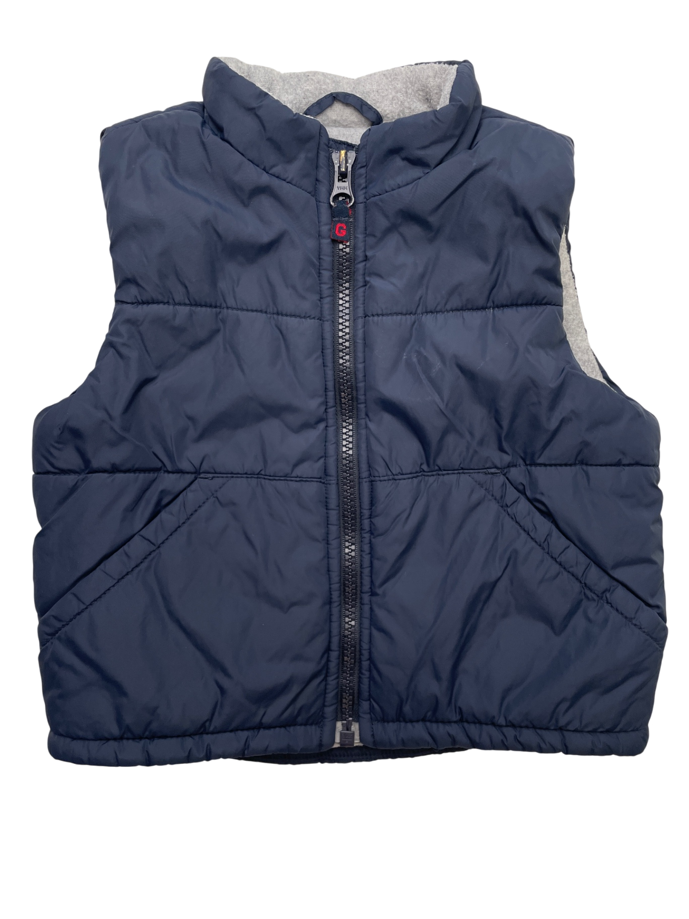 Baby Gap Vest - Navy Blue Fleece Lined Puffer | size 12 - 18 Months