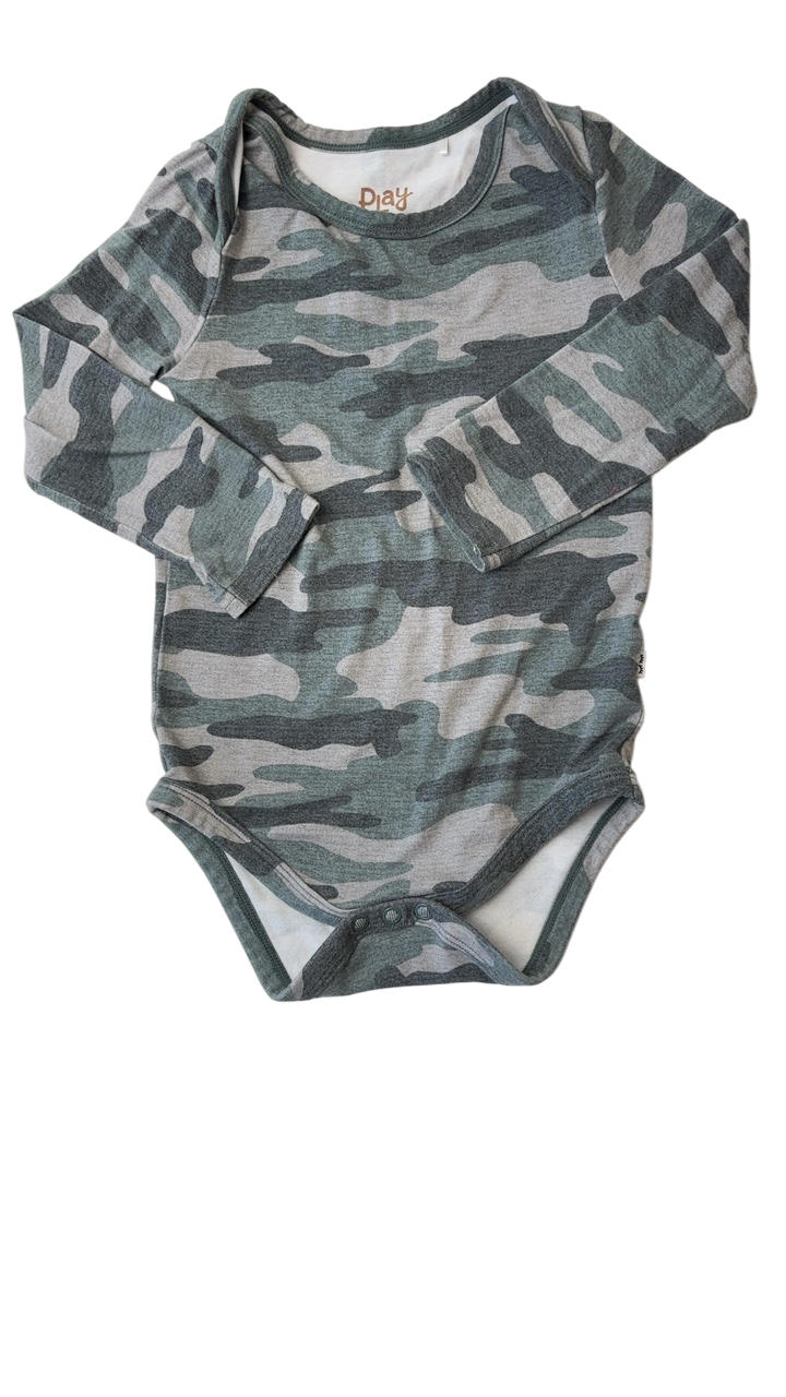 Little Sleepies Bodysuit - Camouflage | size 18 - 24 Months