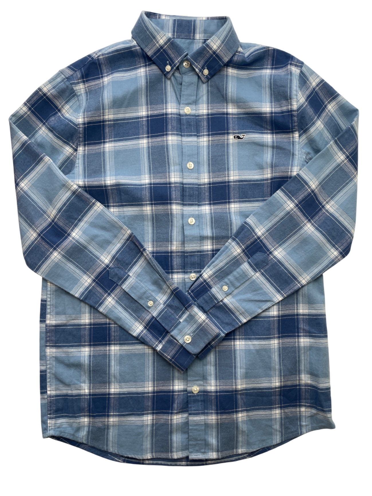 Vineyard Vines Shirt - Blue Plaid Button Down | size 16