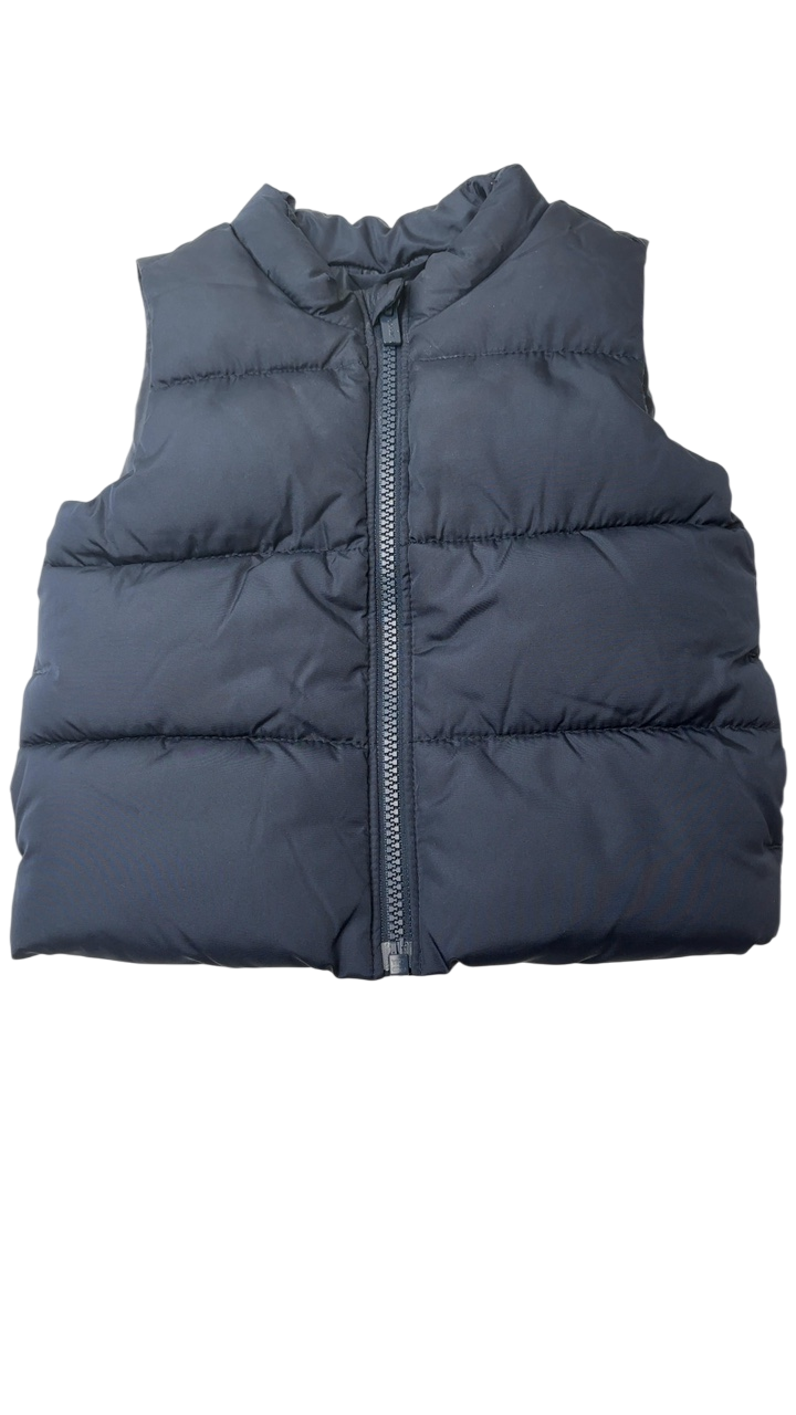 Old Navy Vest - Navy Water Resistant Puffer | size 12 - 18 Months