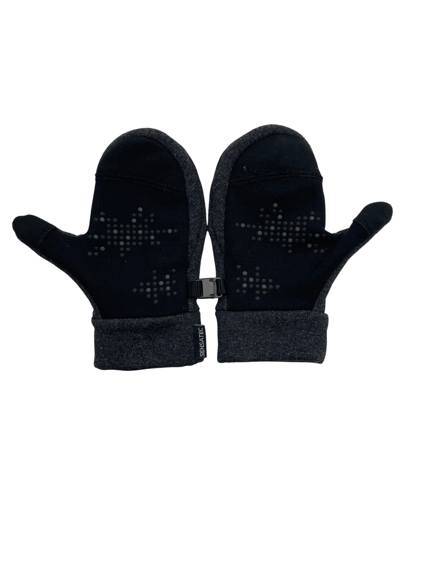 Head Gloves - Black Dot Grip Mittens | size S