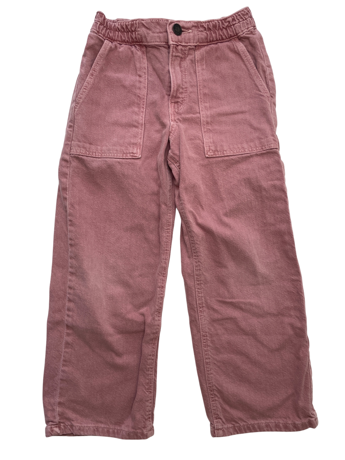Zara Jeans - Pink Large Pockets Wide Leg | size 7