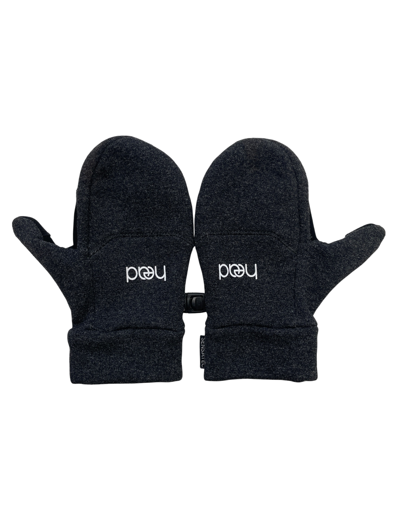 Head Gloves - Black Dot Grip Mittens | size S