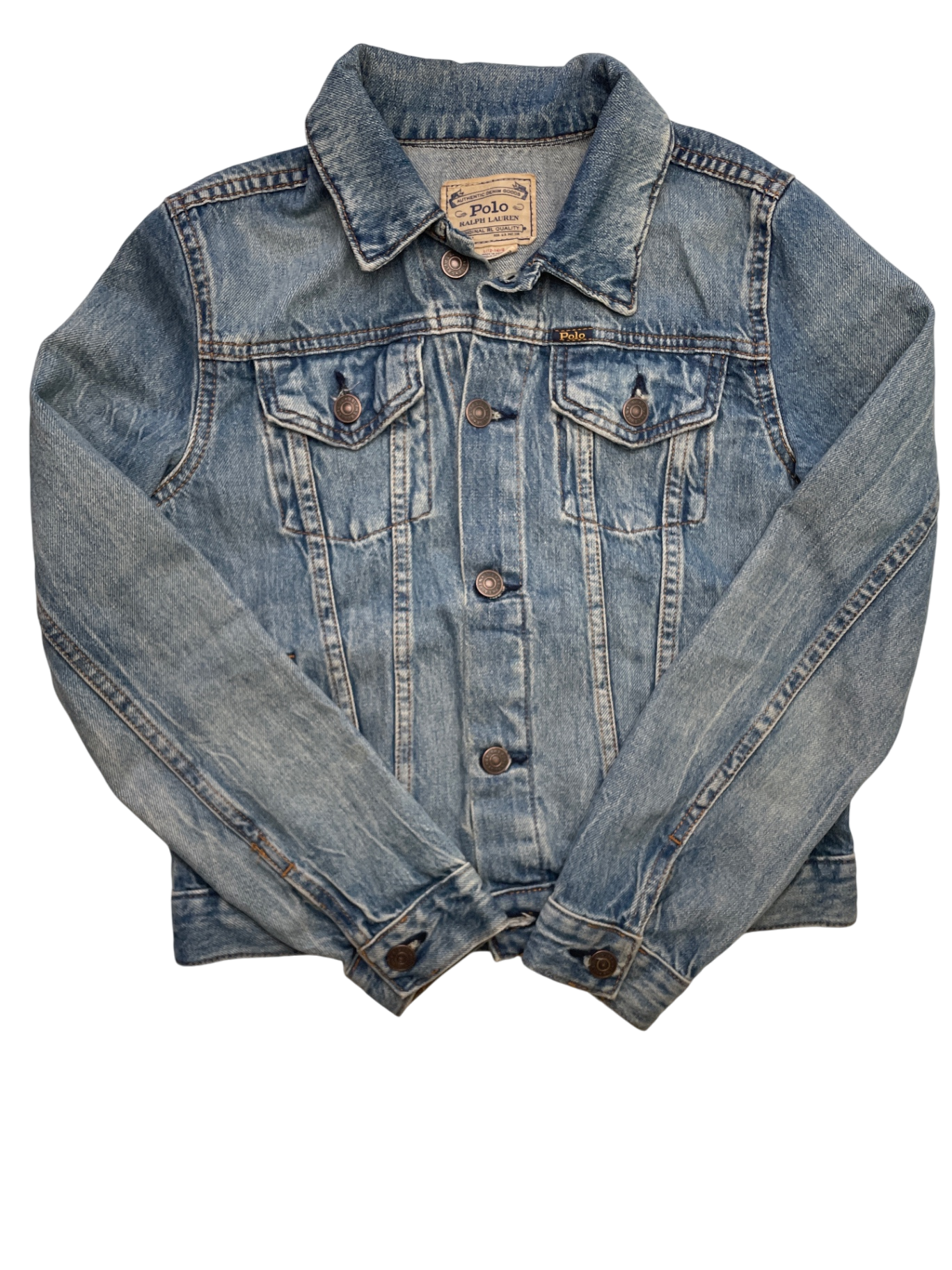 Polo Ralph Lauren Jacket - Blue Denim Jacket | size 12/14