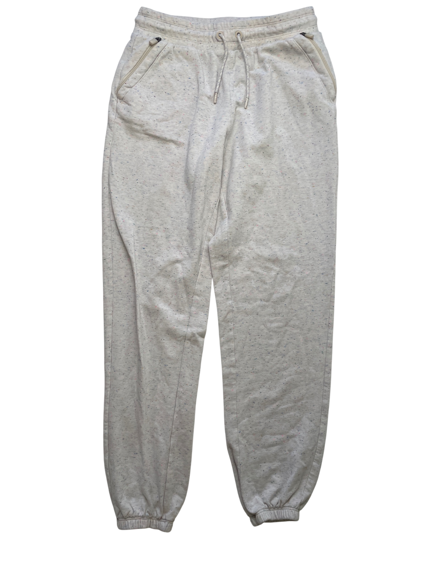 Athleta Girl Sweatpants - White Confetti Jogger | size 12