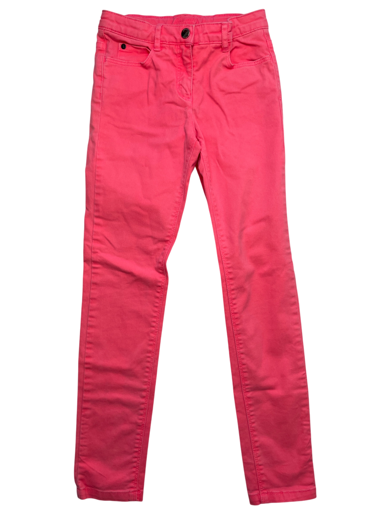 Jacadi Pants - Pink Neon Skinny Trouser | size 8