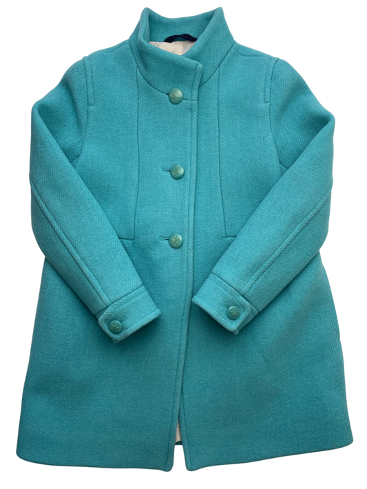 Crewcuts Jacket/Coat - Blue Wool Overcoat | size 8