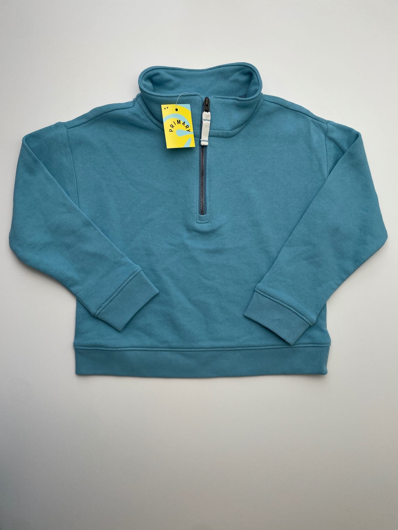 Primary Sweatshirt - Blue Solid 1/4 Zip | size 4T
