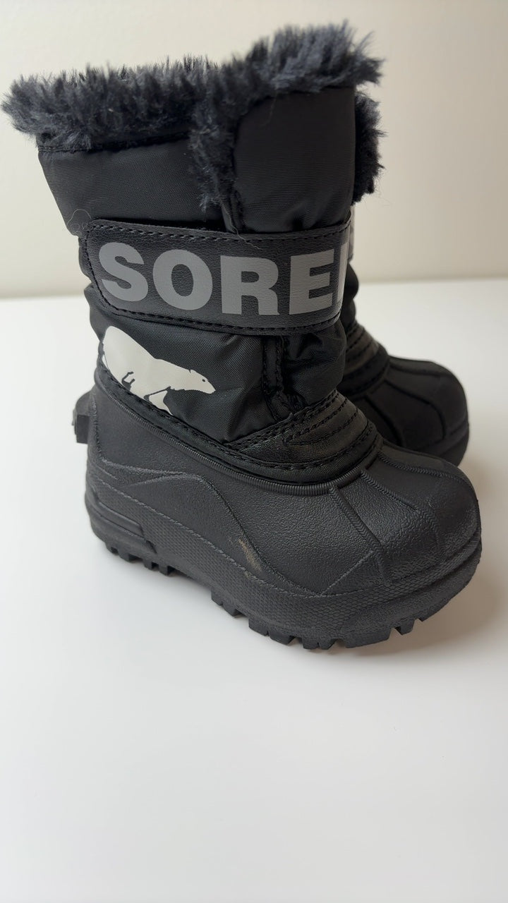 Sorel Boots - Black Snow Commander | size Shoe 5