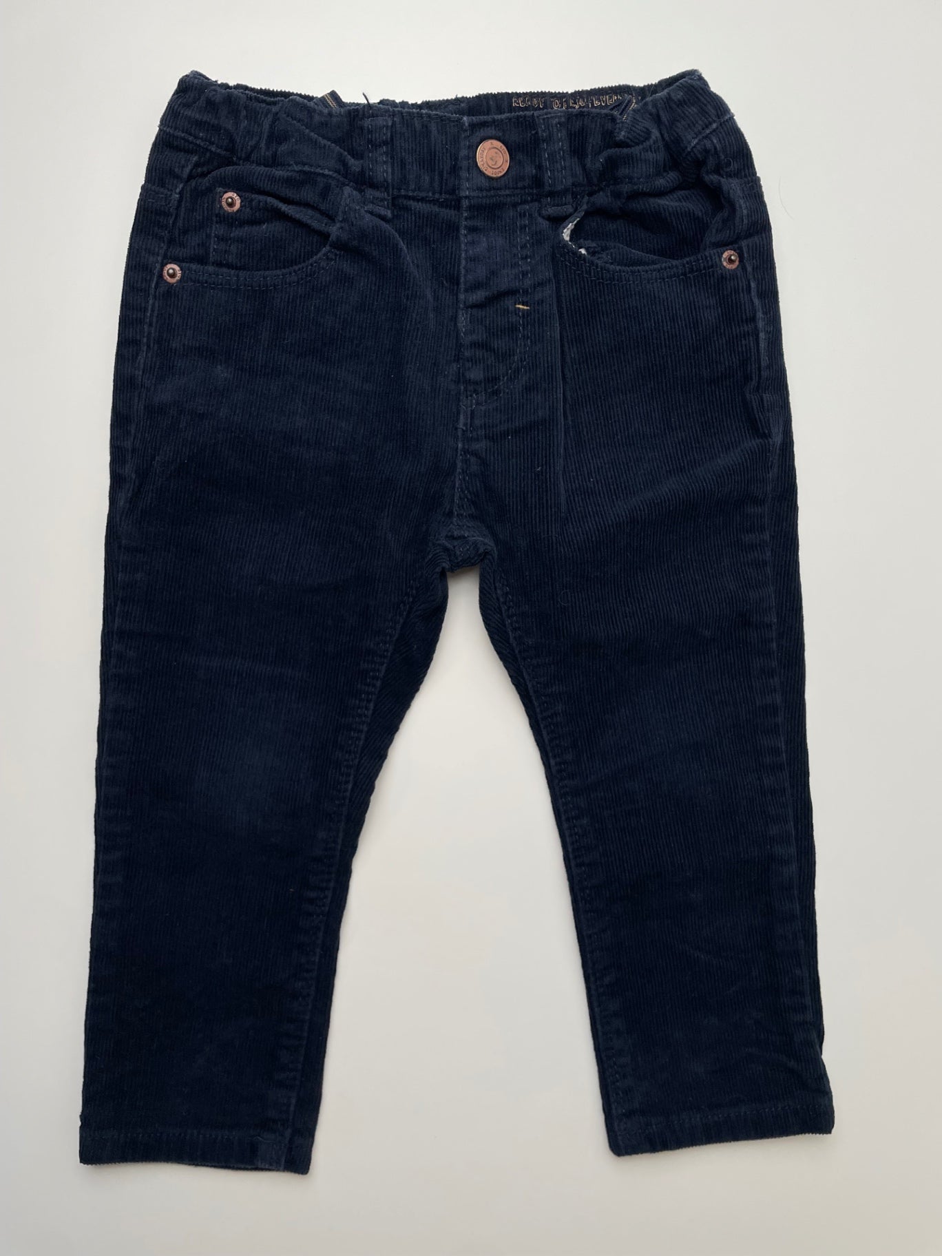 Zara Pants - Navy Blue Corduroy | size 18 - 24 Months