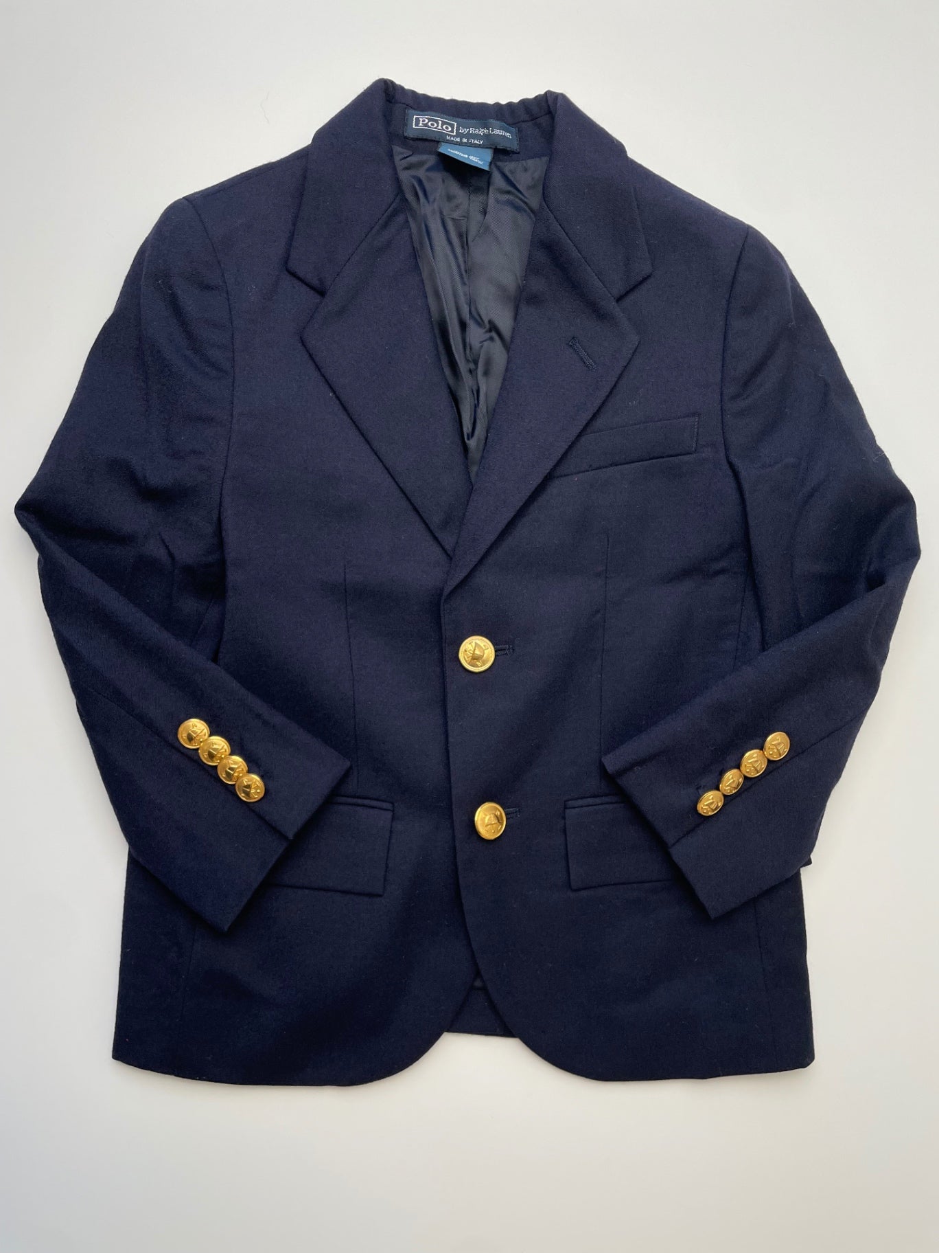 Polo Ralph Lauren Blazer - Navy 100% Wool - Made in Italy | size 4T