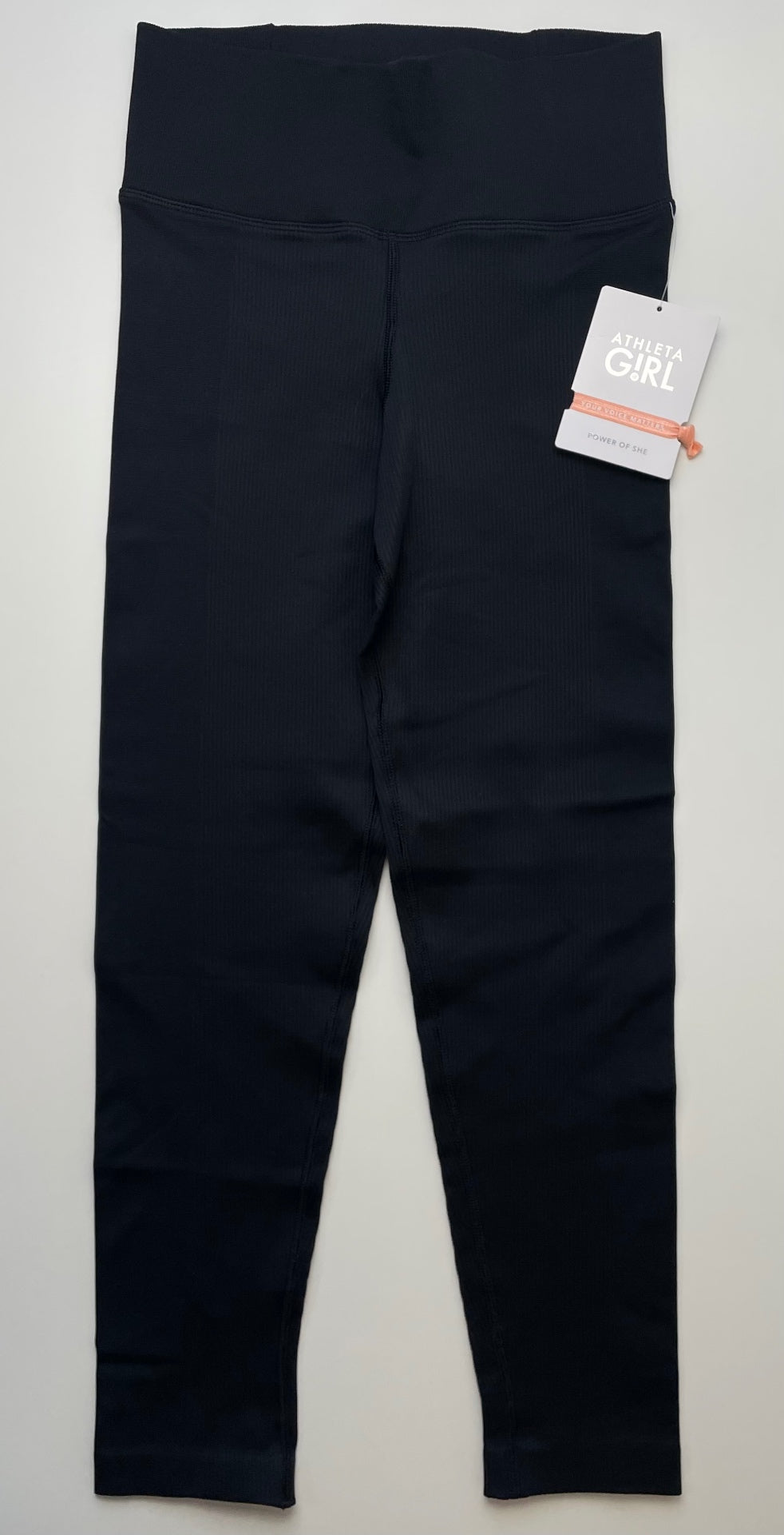 Athleta Girl Leggings - Black Ribbed | size 16