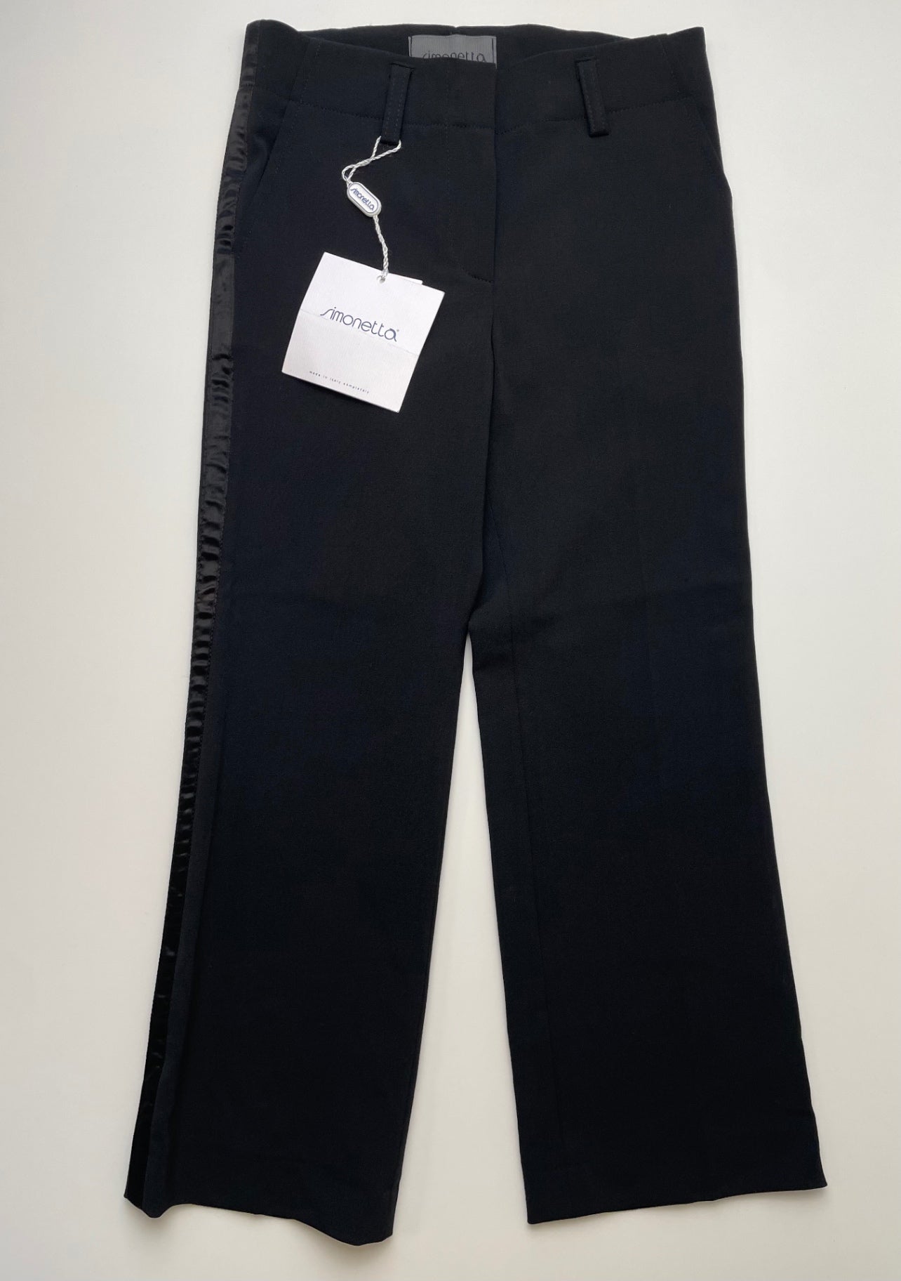 Simonetta Pants - Black Trouser Made in Italy | size 6