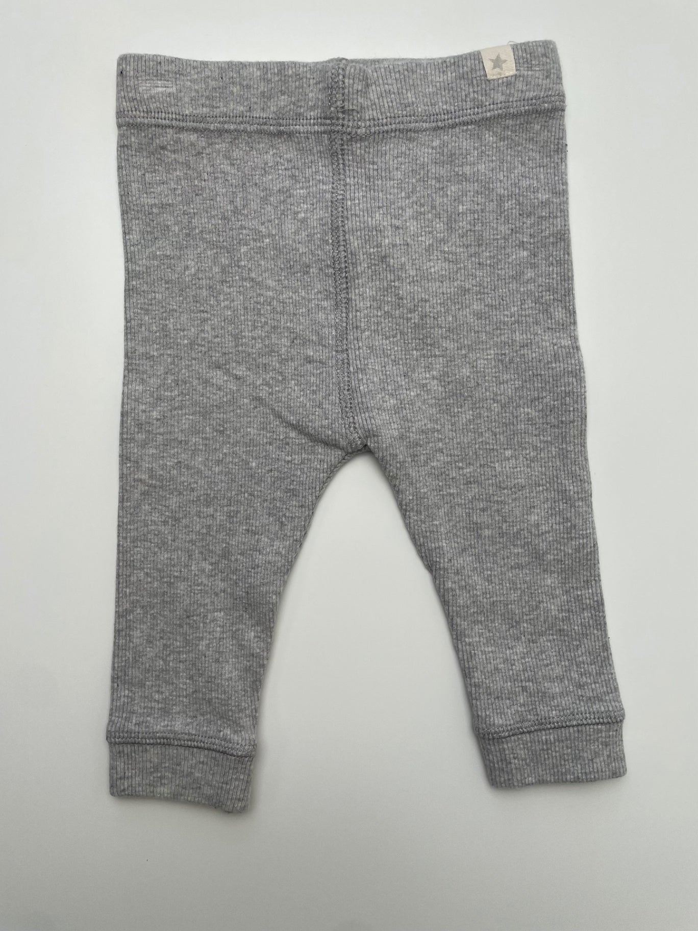 Zara Leggings - Gray Ribbed | size 3 - 6 Months