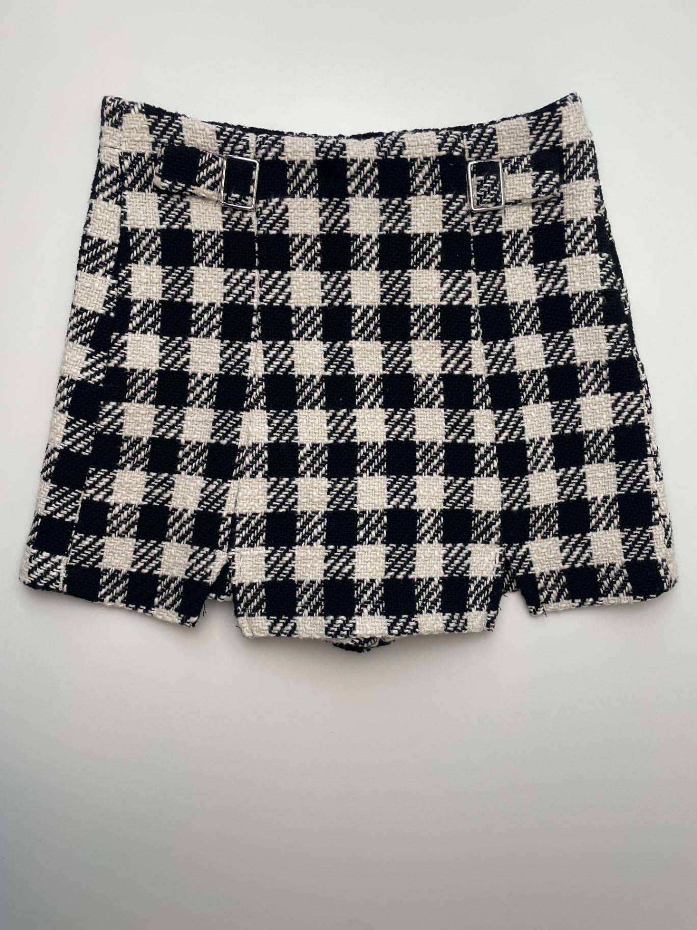Zara Skirt - Black Tweed Checkered | size 11/12