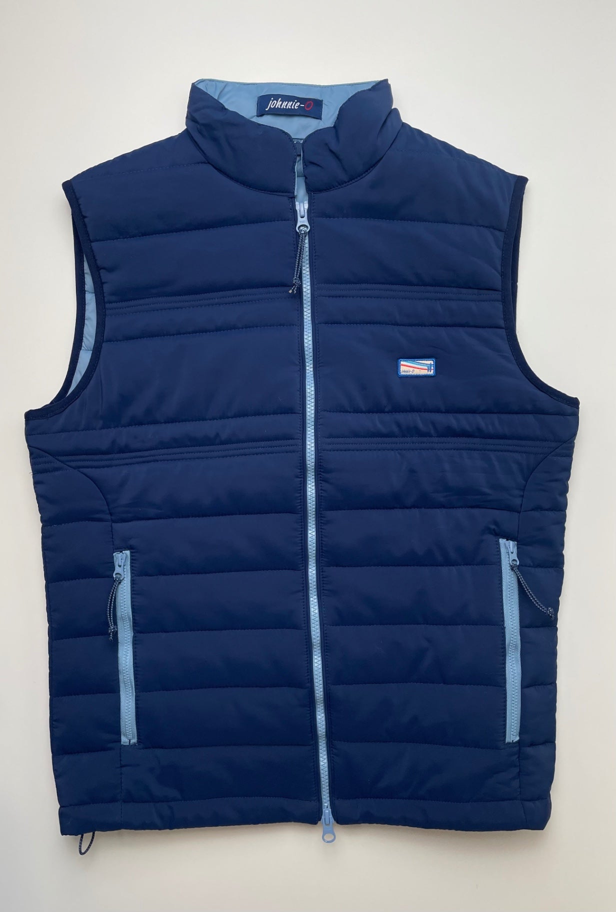 Johnnie-O Jacket - Navy Blue Puffer Vest (Adult Size S) | size 14/16