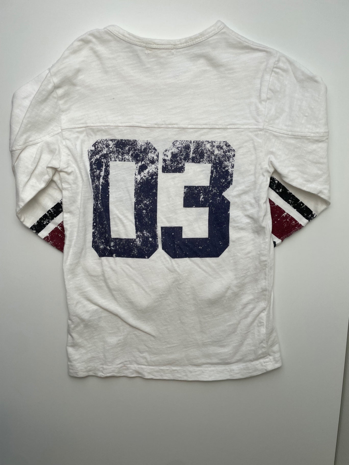 Appaman Long Sleeve T-Shirt - White Monkey Graphic | size 7