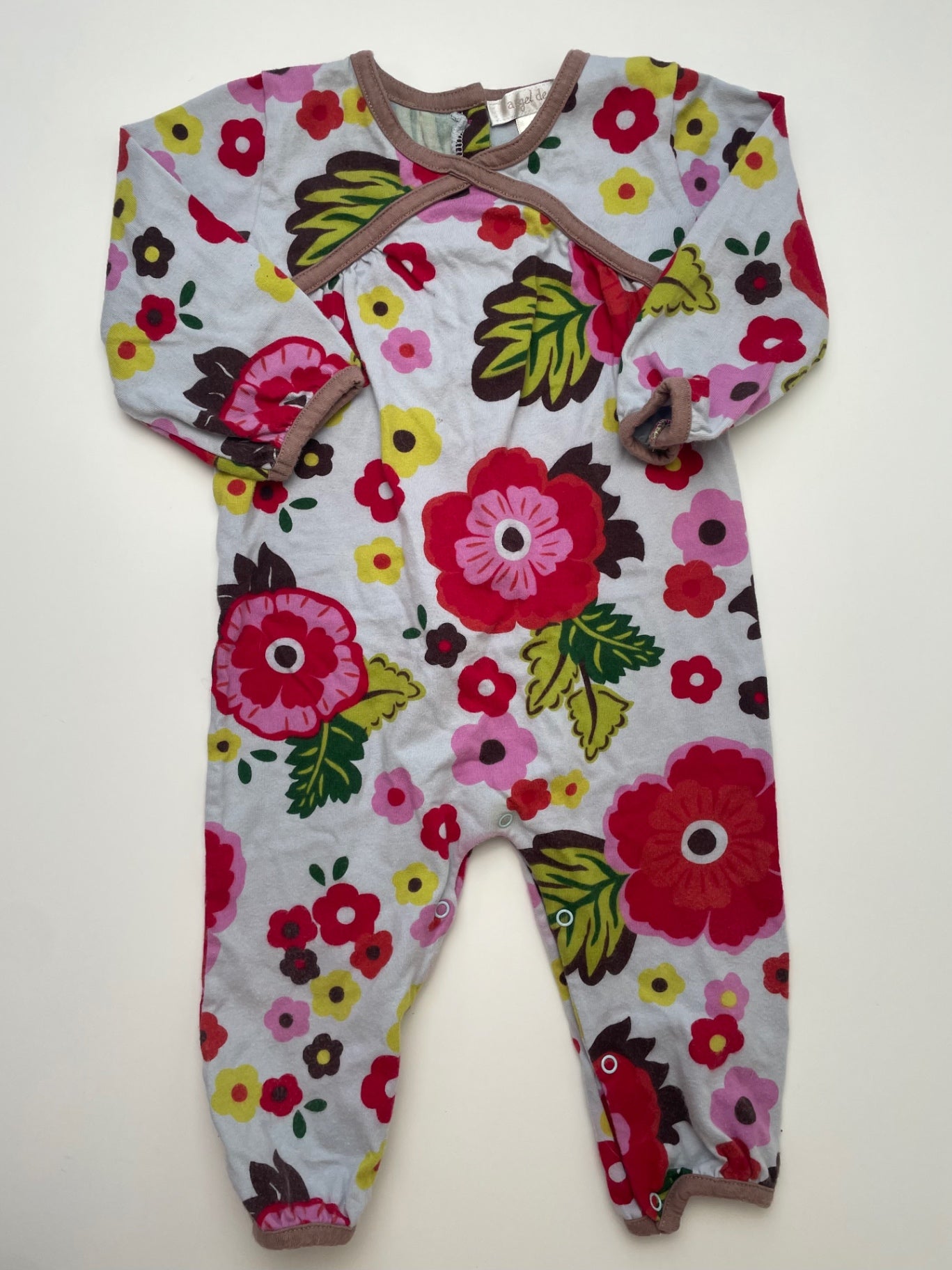 Angel Dear Onesie - Multicolor Floral | size 12 Months