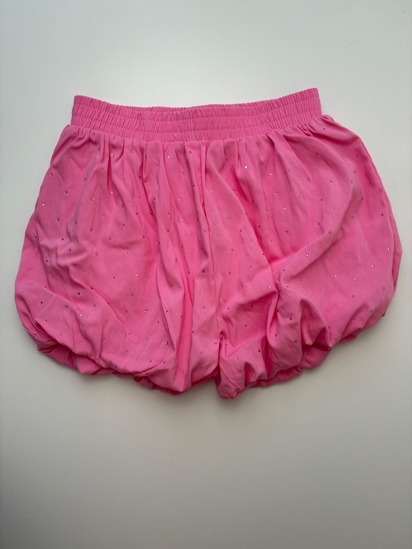 Lola & The Boys Shorts - Pink Bubble + Rhinstones | size 8